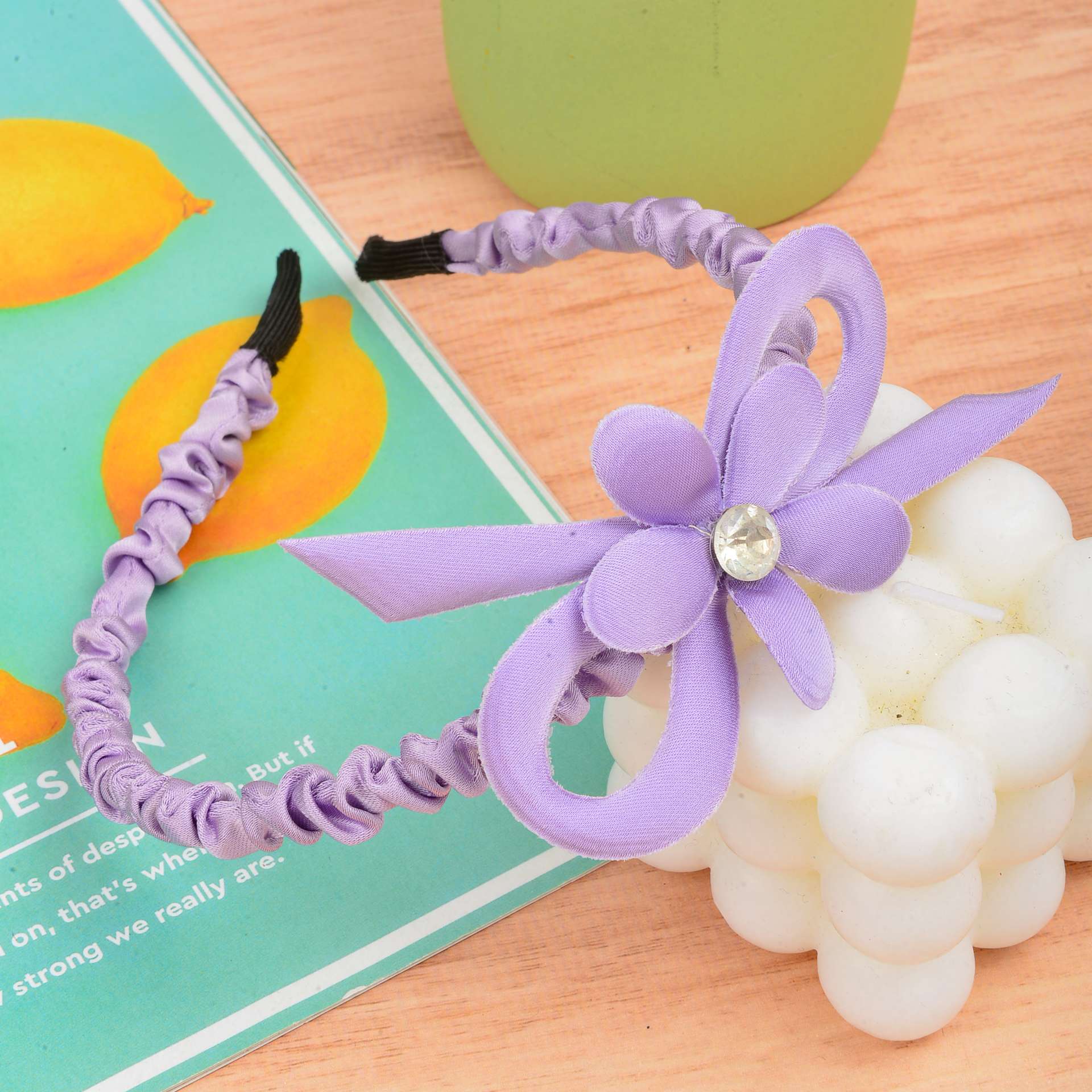 Flower hairband detail image 6