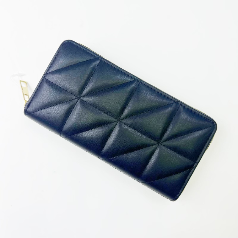 Yiwu factory offers a variety of single-color selectable single-bag quilted wallets, high-quality European and American popular mobile phone cases, large-capacity card cases, color-blocking mobile phone cases, Halloween gift printed wallets details Picture