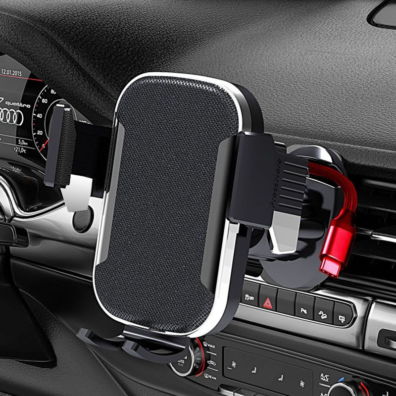 FG-242旋转钩子塑料手机支架出风口手机架车载手机支架汽车出风口手机架夹子