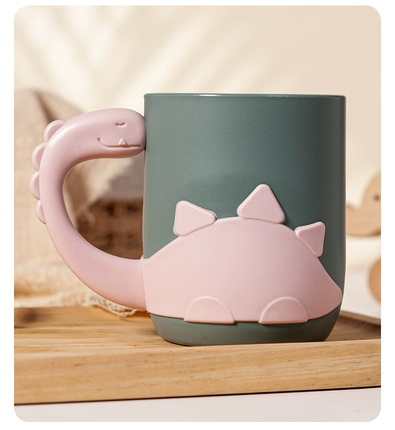 S87-SQC-7025 Dinosaur Mouthwash Cup, Creative Household couple Toothbrush Cup, Student dormitory washbasin Cup detail image 12