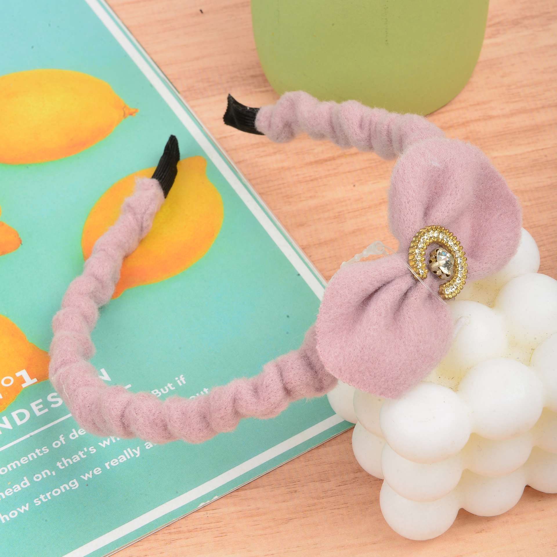 Plush hair band 3 detail image 6
