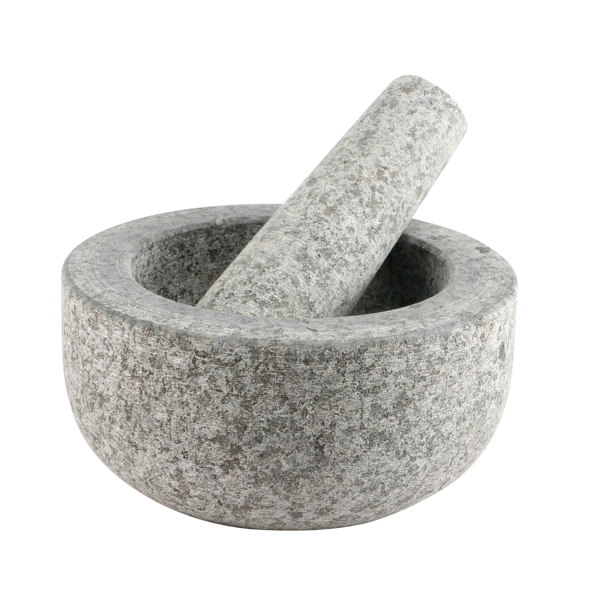 DF68075 Hemispherical garlic pound pot Stone mortar garlic pound masher Garlic mortar garlic pot Black garlic mortar granite grinder seasoning pot DF TRADING HOUSE