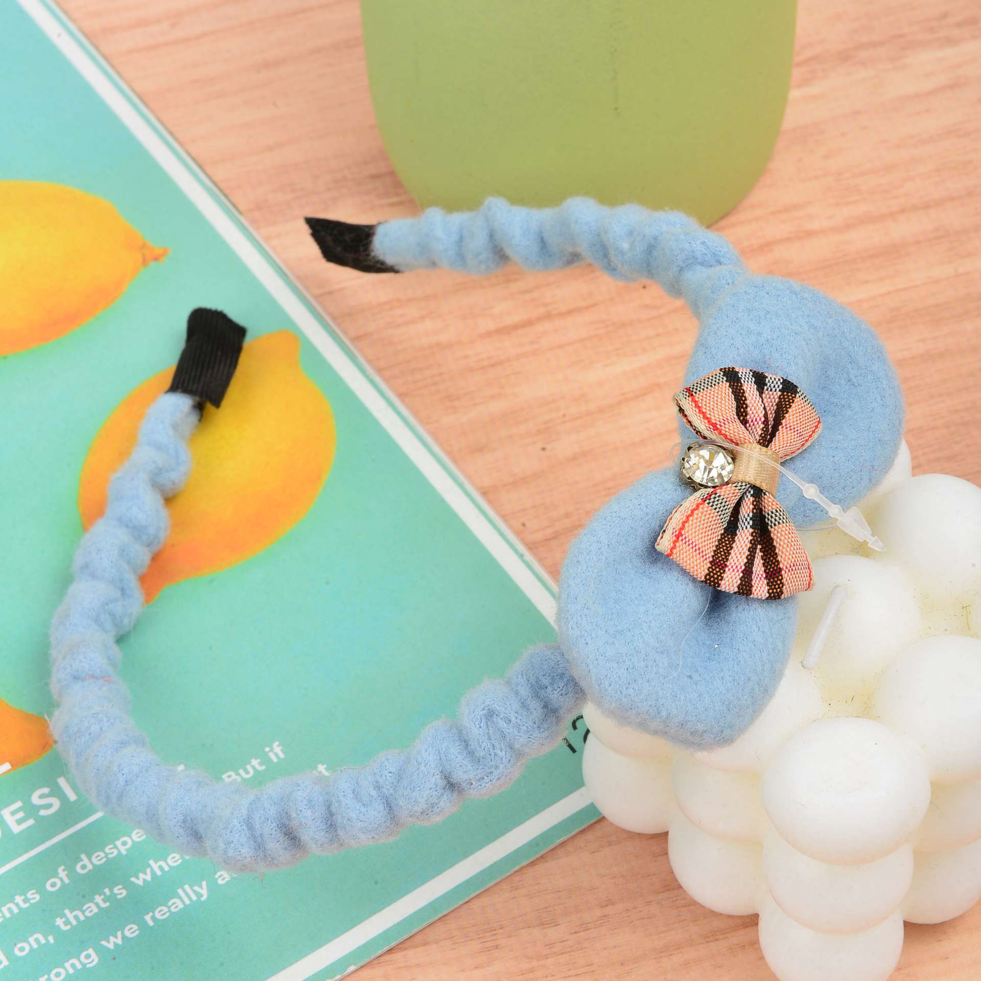 Plush hair band 6 detail image 2