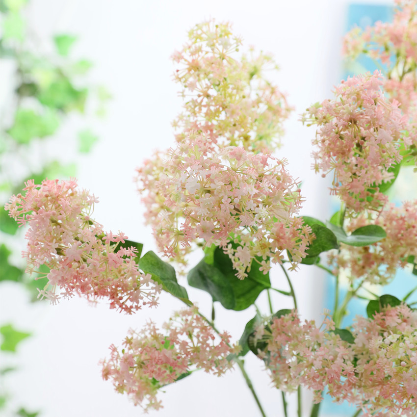 Two artificial flowers, wildflower fragments, plastic flowers, evening mist flowers, home decoration, wedding arrangement, artificial flowers, artificial plants details Picture