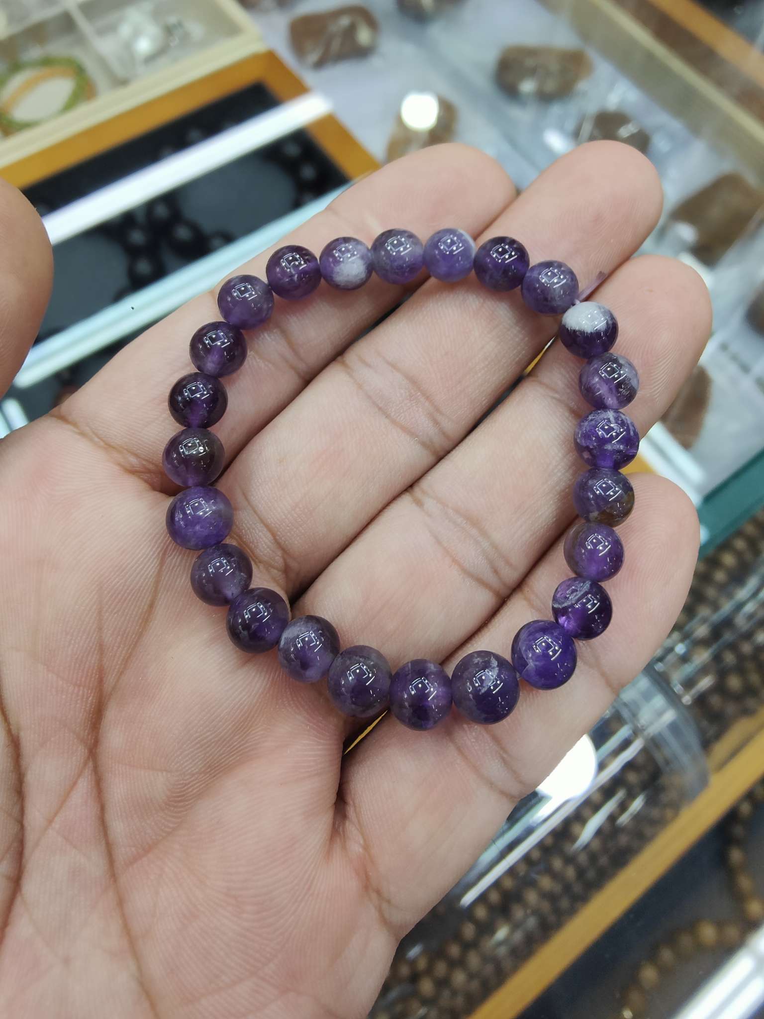 紫水晶手串/天然手串/女士手链细节图