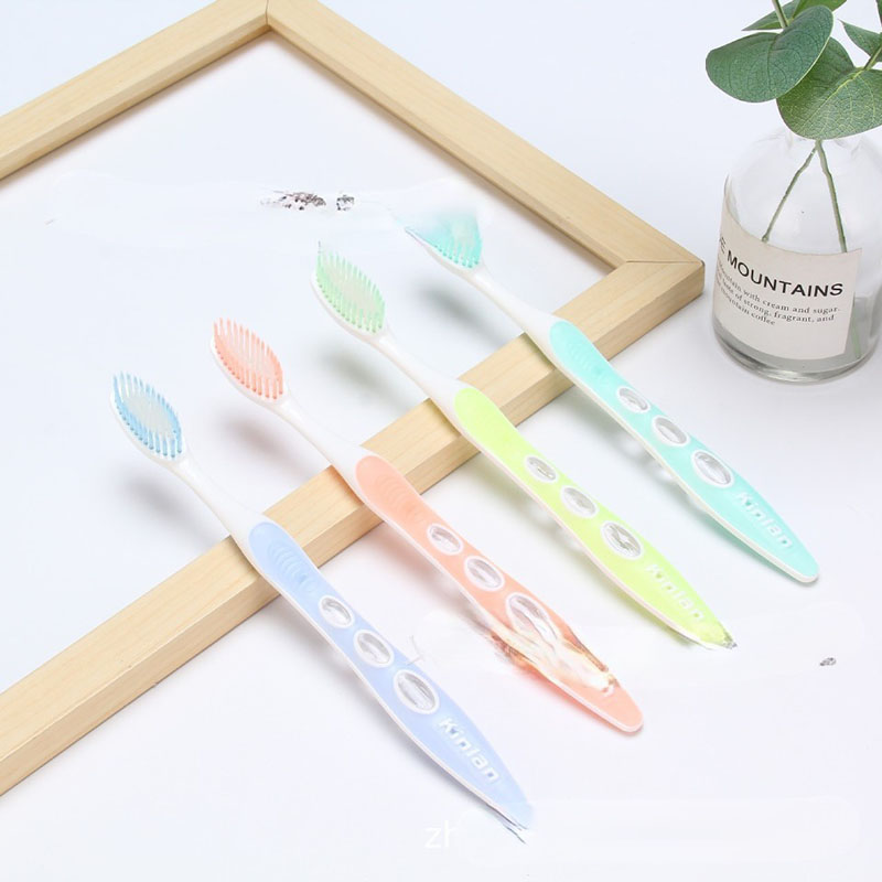 Strong Wave 850 Ultra Dense Fine Silk Family Pack Adult Soft Bristle Toothbrush Non-Slip Handle Item Picture