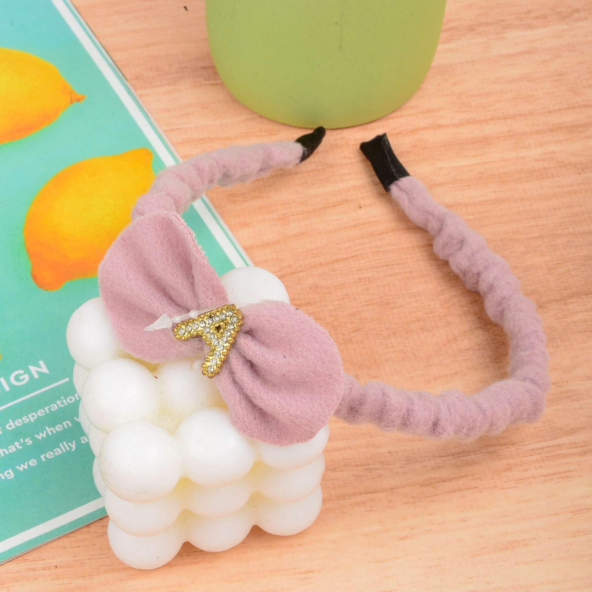 Plush hair band 5 detail image 2