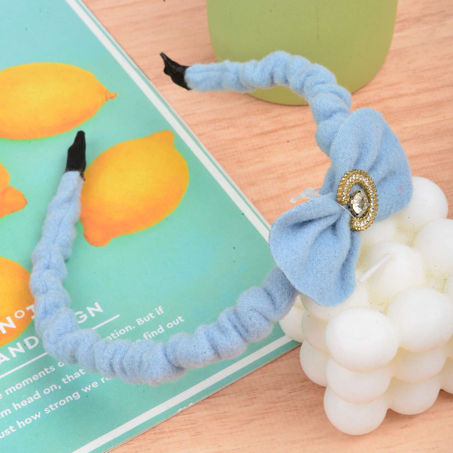 Plush hair band 3 detail image 7