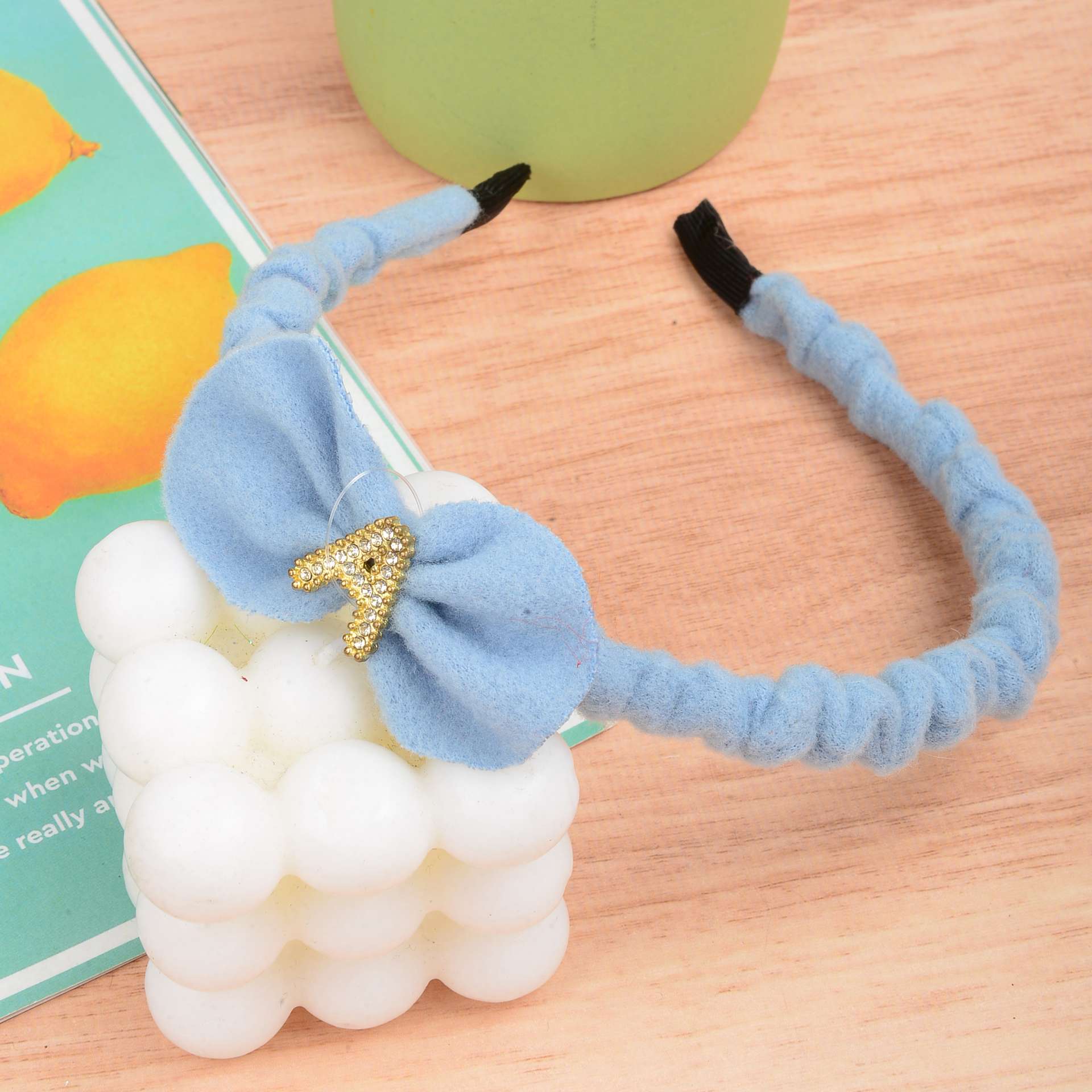 Plush hair band 5 detail image 7