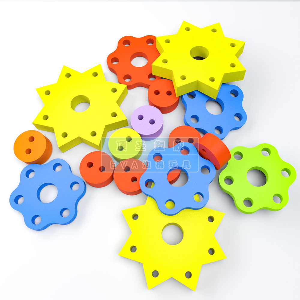 EVA letter colored eva letter foam magnetic stickers EVA handicrafts EVA toy sponge details Picture