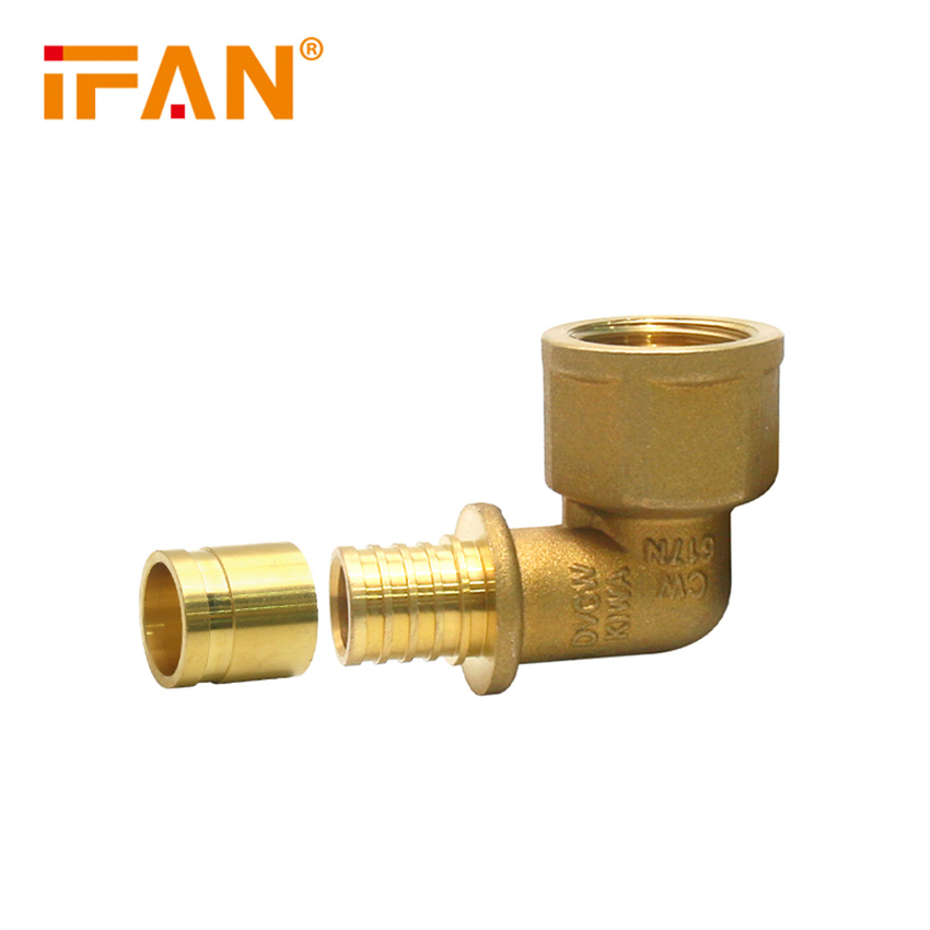 IFAN external thread elbow CW617L 20X1/2 "M copper elbow aluminum-plastic pipe joint sliding pipe fitting details Picture