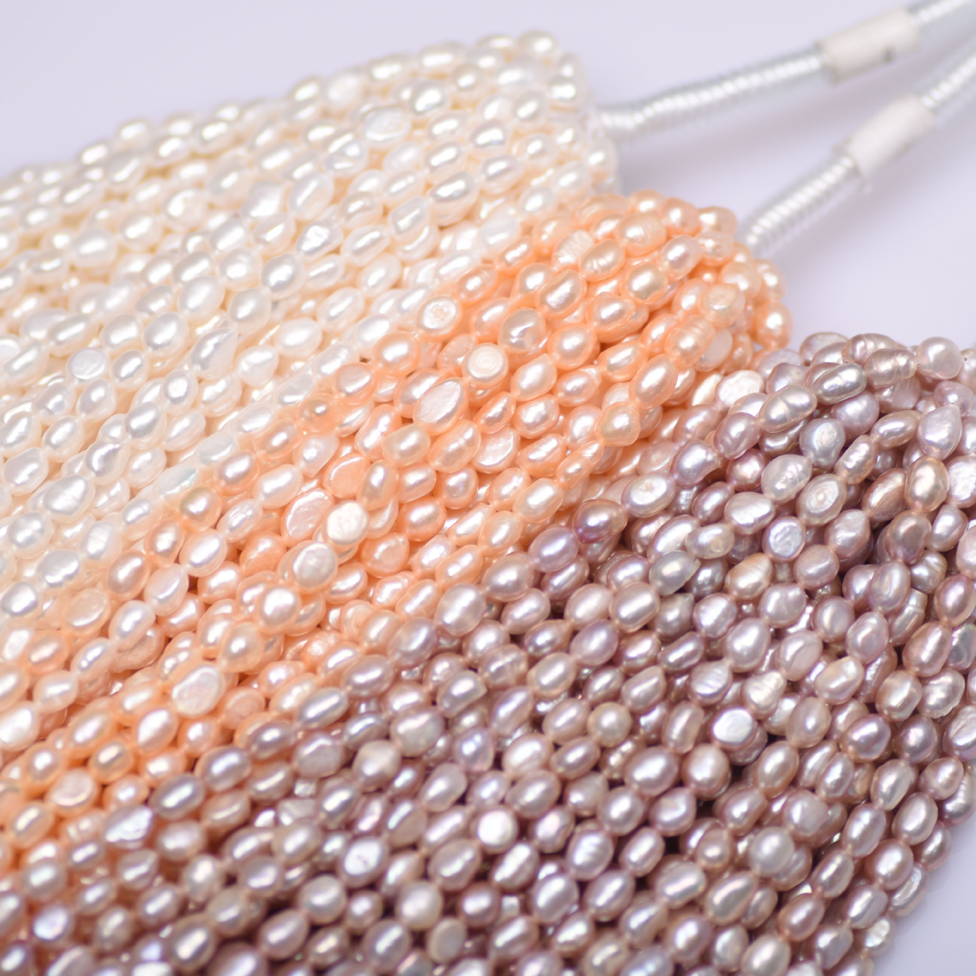 天然淡水珍珠/两面光巴洛克散珠/diy手链项链耳饰品细节图