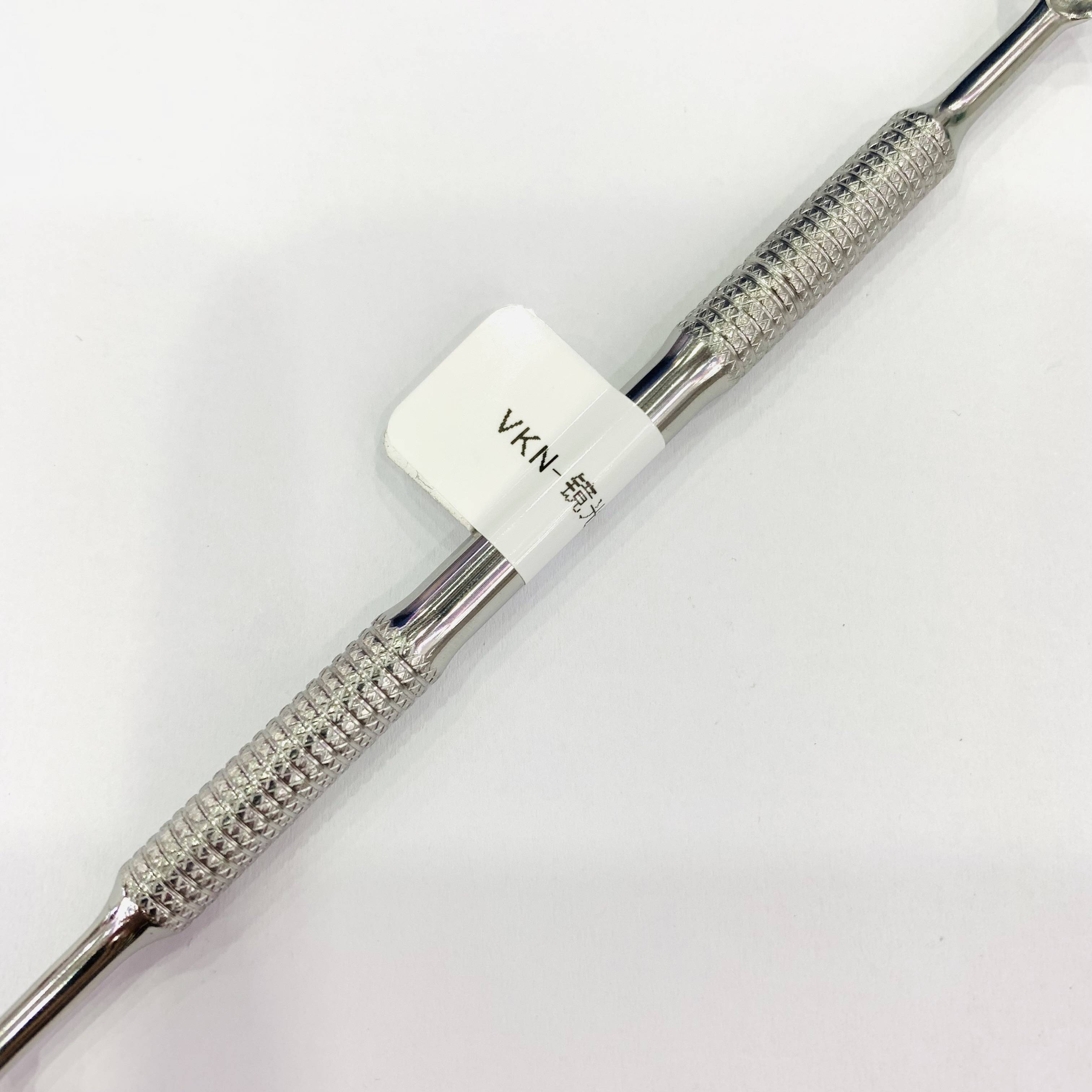 Mirror Light Russian-Style Steel Pusher M Stainless Steel Exfoliating Nail Polish Remover Glue Double-Head Exfoliating Nail Tool Application Scenario