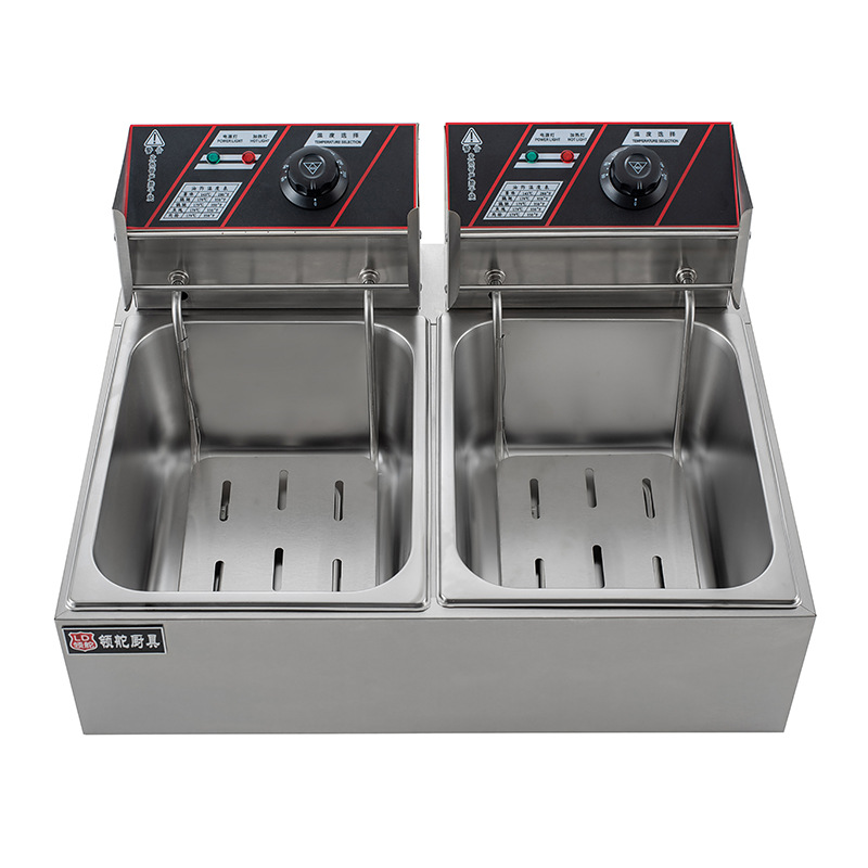 DF99584 Double-cylinder double-sieve Electric double-cylinder double-sieve Electric fryer, Deep Fryer, fryer, Fried Chicken Fryer, Electric Fryer, DF TRADING HOUSE Specification image