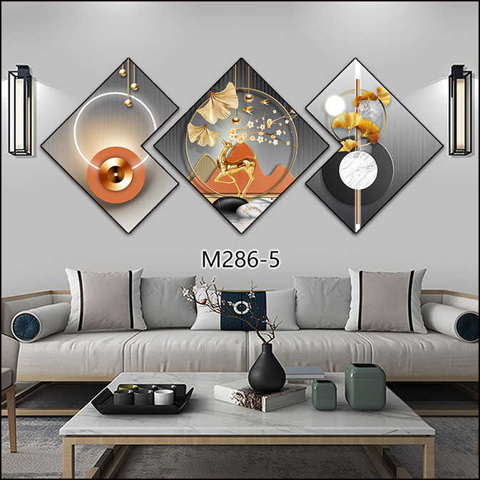 铝合金晶瓷现代简约系列异形画详情图2