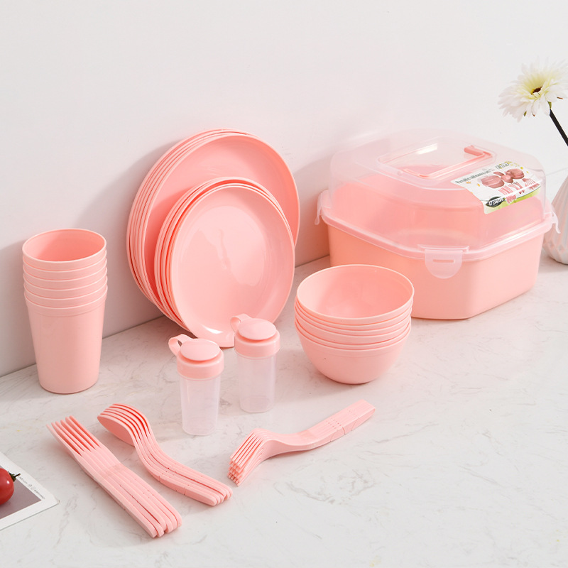 可折叠餐具/便携餐具实物图