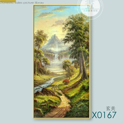 Aluminum Alloy (Gold) Crystal Porcelain Sen Is A Modern Porch Painting