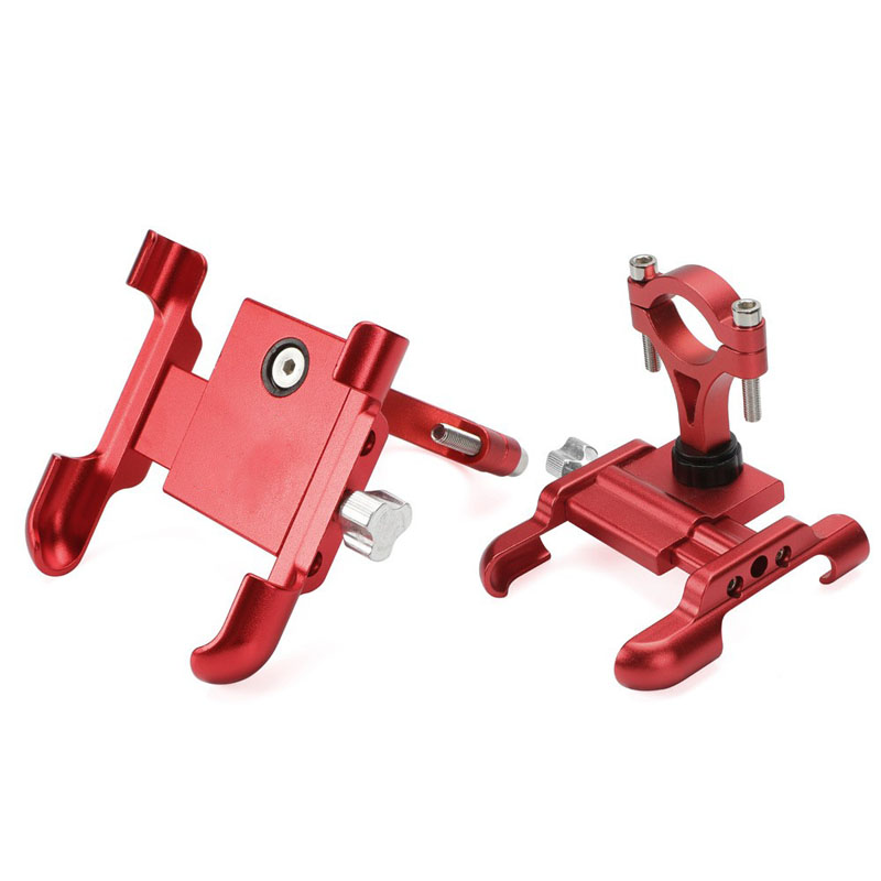 RXC-OC4 bicycle aluminum alloy mobile phone stand, handlebar mobile phone bracket, mountain single mobile phone holder, electric battery, motorcycle navigation, cycling mobile phone stand Specification image