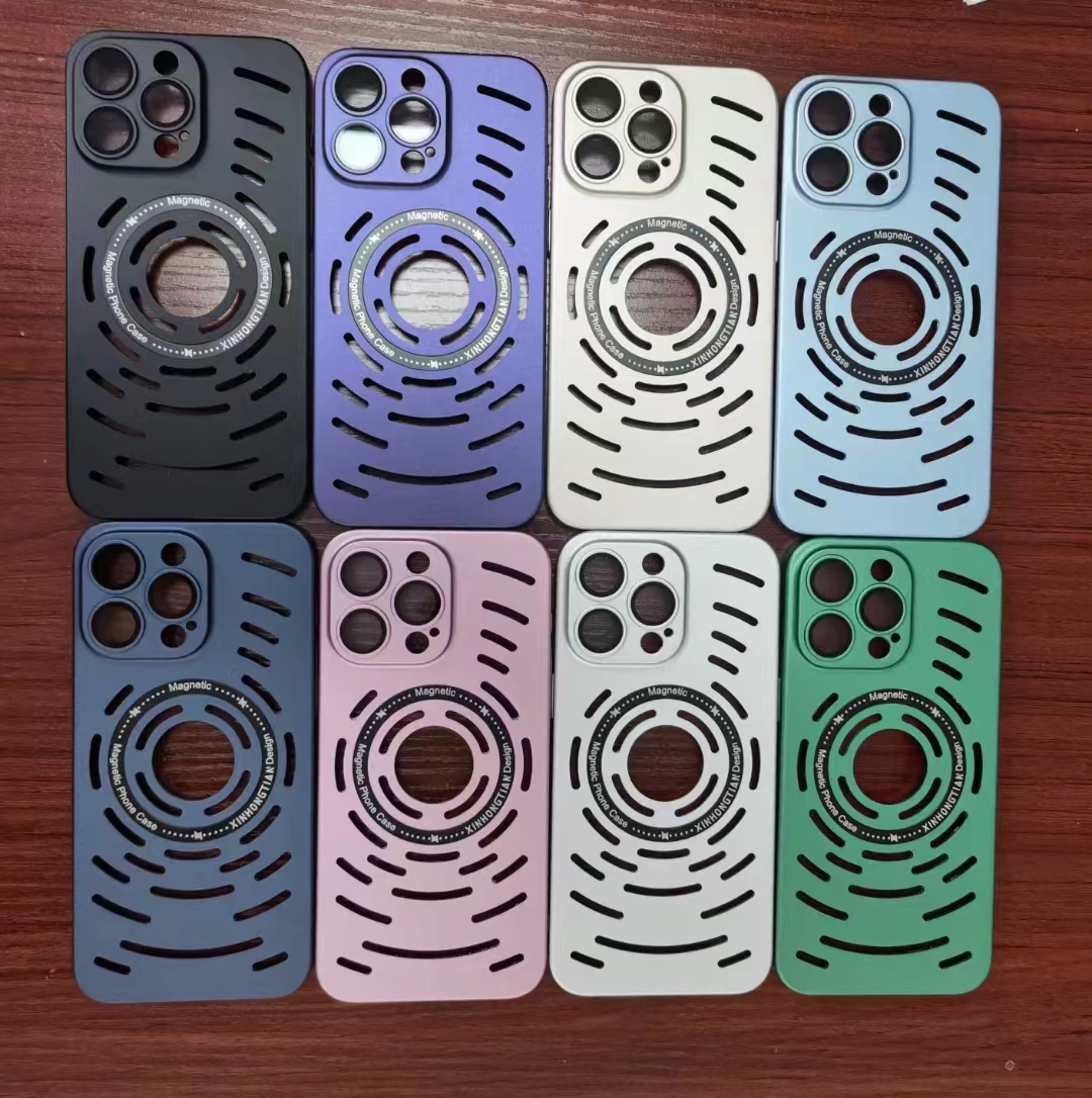 Heat dissipation leakage label magnetic phone case