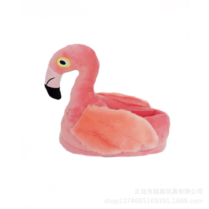 可爱火烈鸟坐姿麋鹿毛绒玩具卡通儿童过家家生日礼物节日幼儿玩具