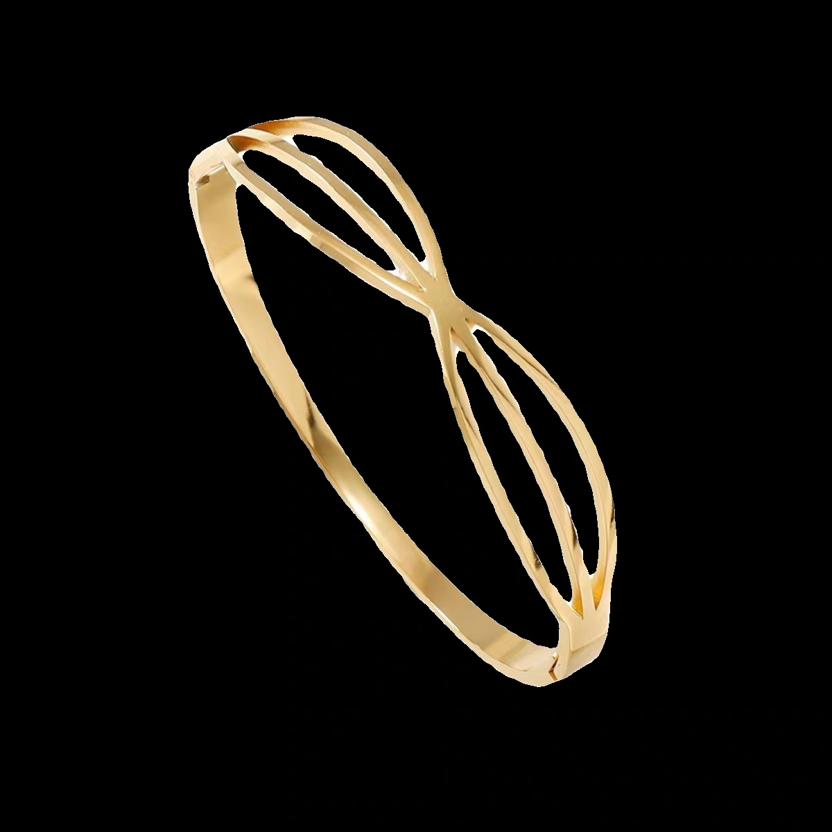 不锈钢/跨境货源/手镯白底实物图