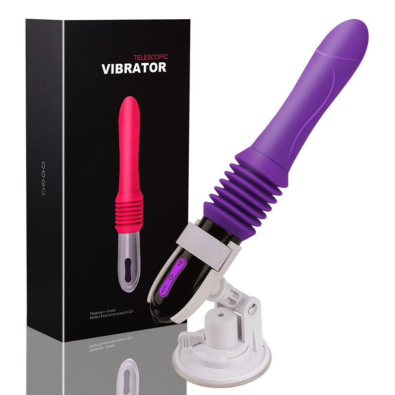 Automatic remote-control gun machine with suction cup female vibrator rotary bead rod foreign trade Azerbaijan adult sex toys details Picture