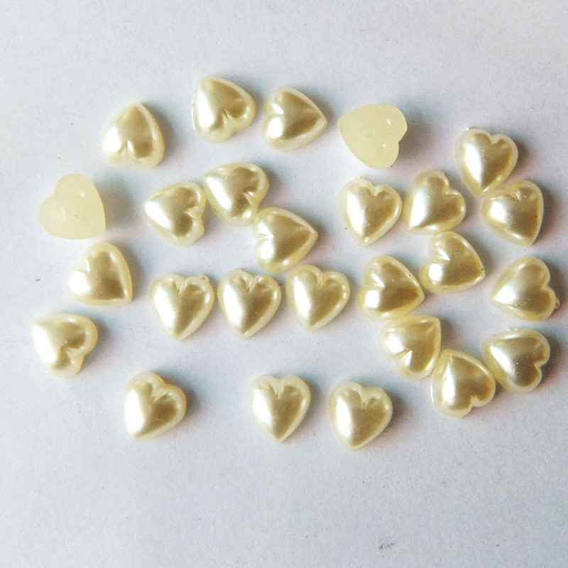 Yiwu Huibo Baodi DIY handmade half-face peach heart beads details Picture