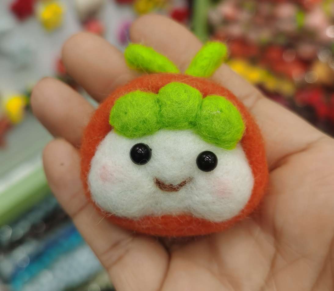 扎西配件羊毛毡成品多妹萝卜娃娃头饰挂件手机链配饰