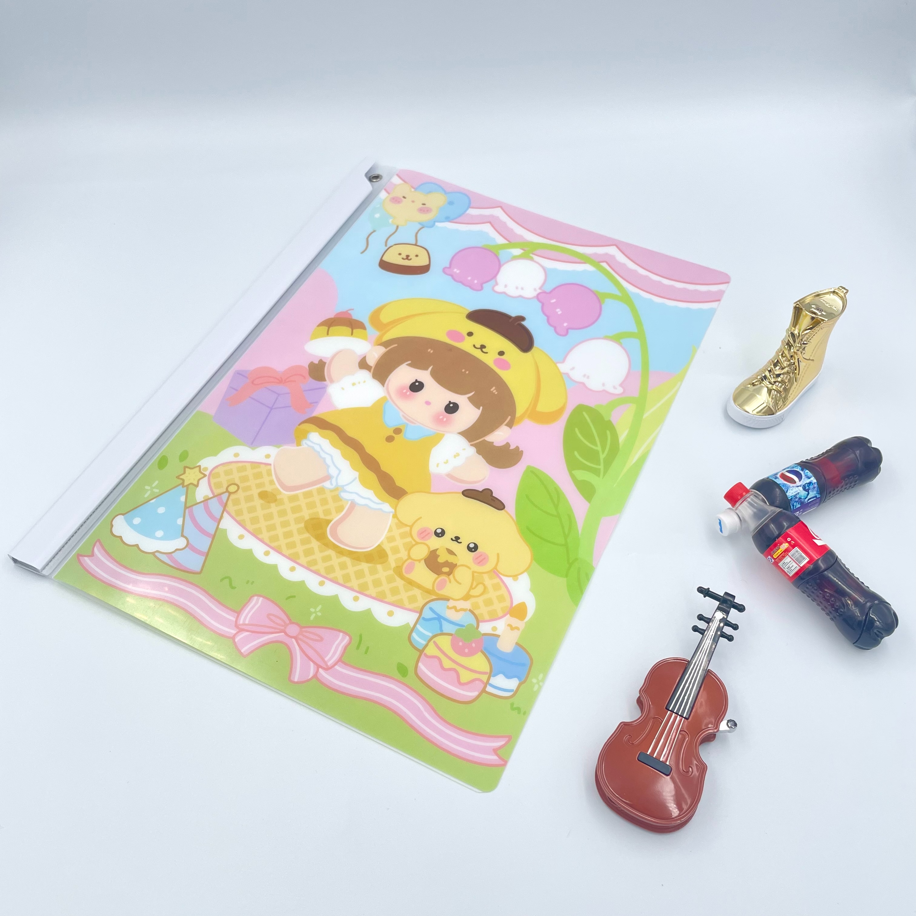 透明文件夹/拉杆夹/水滴形抽杆夹/文件夹/海洋自粘包书膜产品图