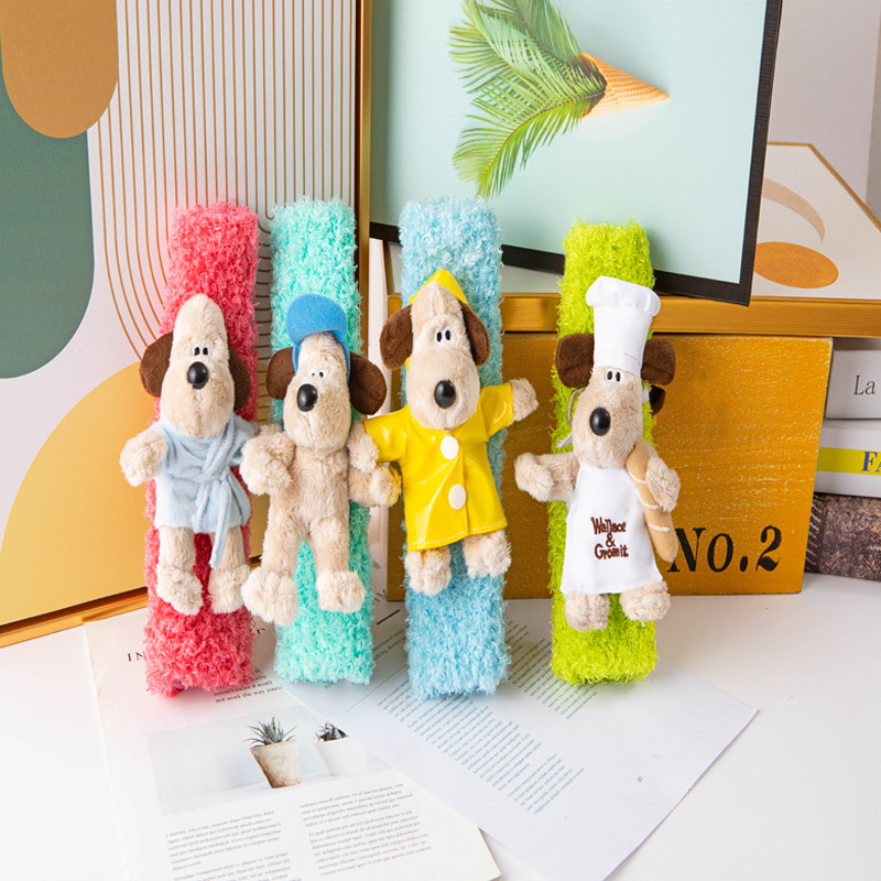 Lindo cinturón de seguridad de peluche muñeca del cinturón de seguridad del coche kawaii muñeca decorativa de cinta de juguete de peluche para niños Specification image