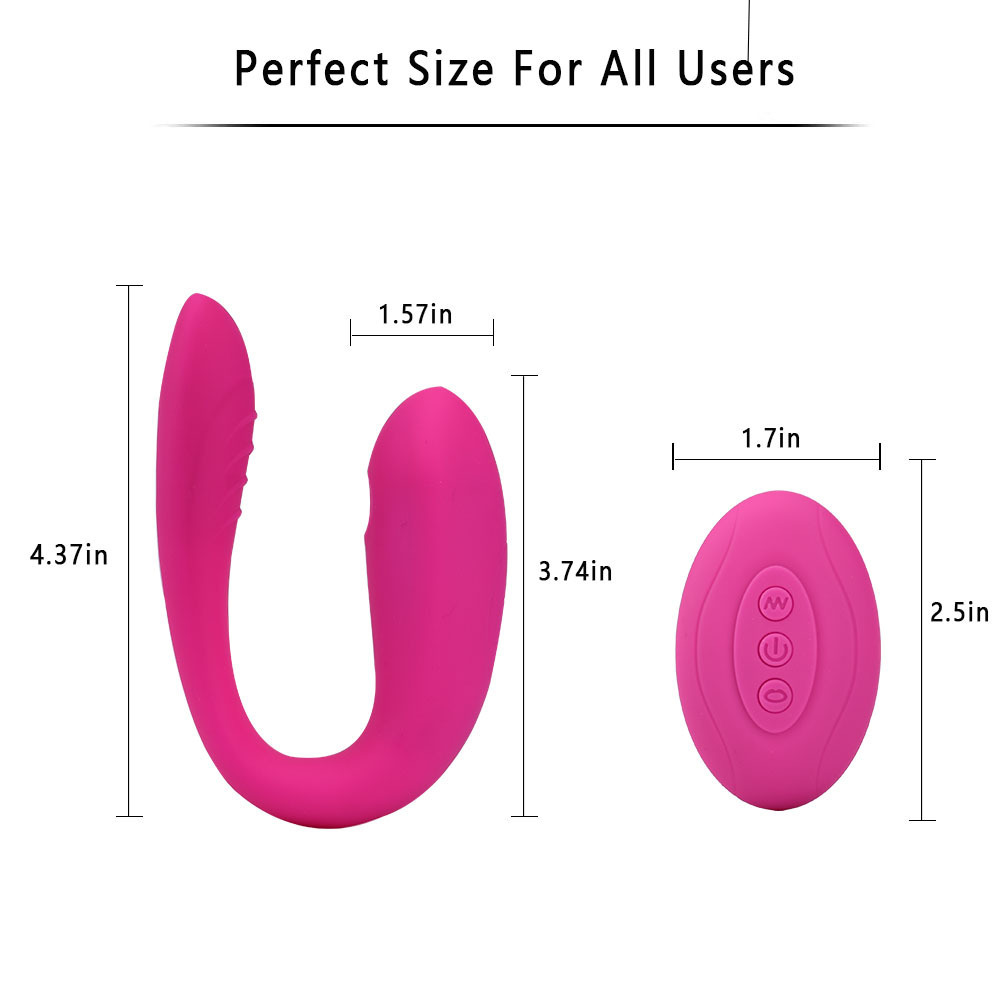 New foreign trade cross-border men and women share wireless remote control sucking device USB charging massage vibrator sex toys details Picture