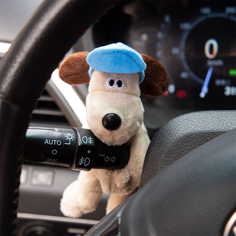 可爱蝴蝶结安全带小轿车装饰玩具汽车卡哇伊装饰带玩偶儿童毛绒玩具详情1