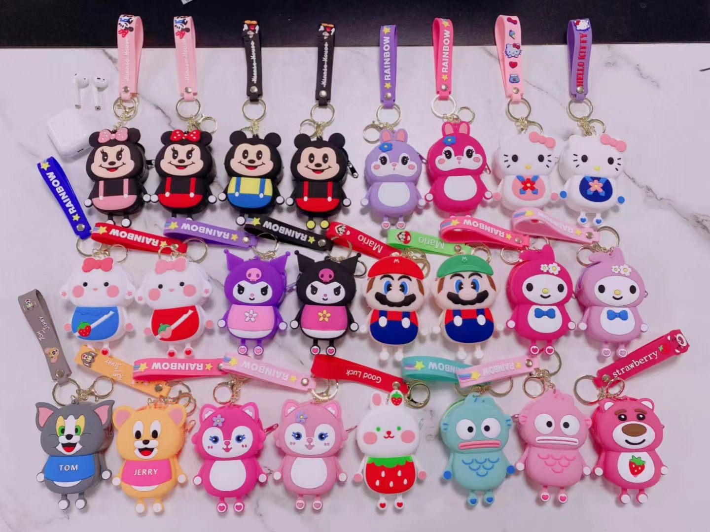 硅胶卡通零钱包 卡通挂绳零钱包详情1