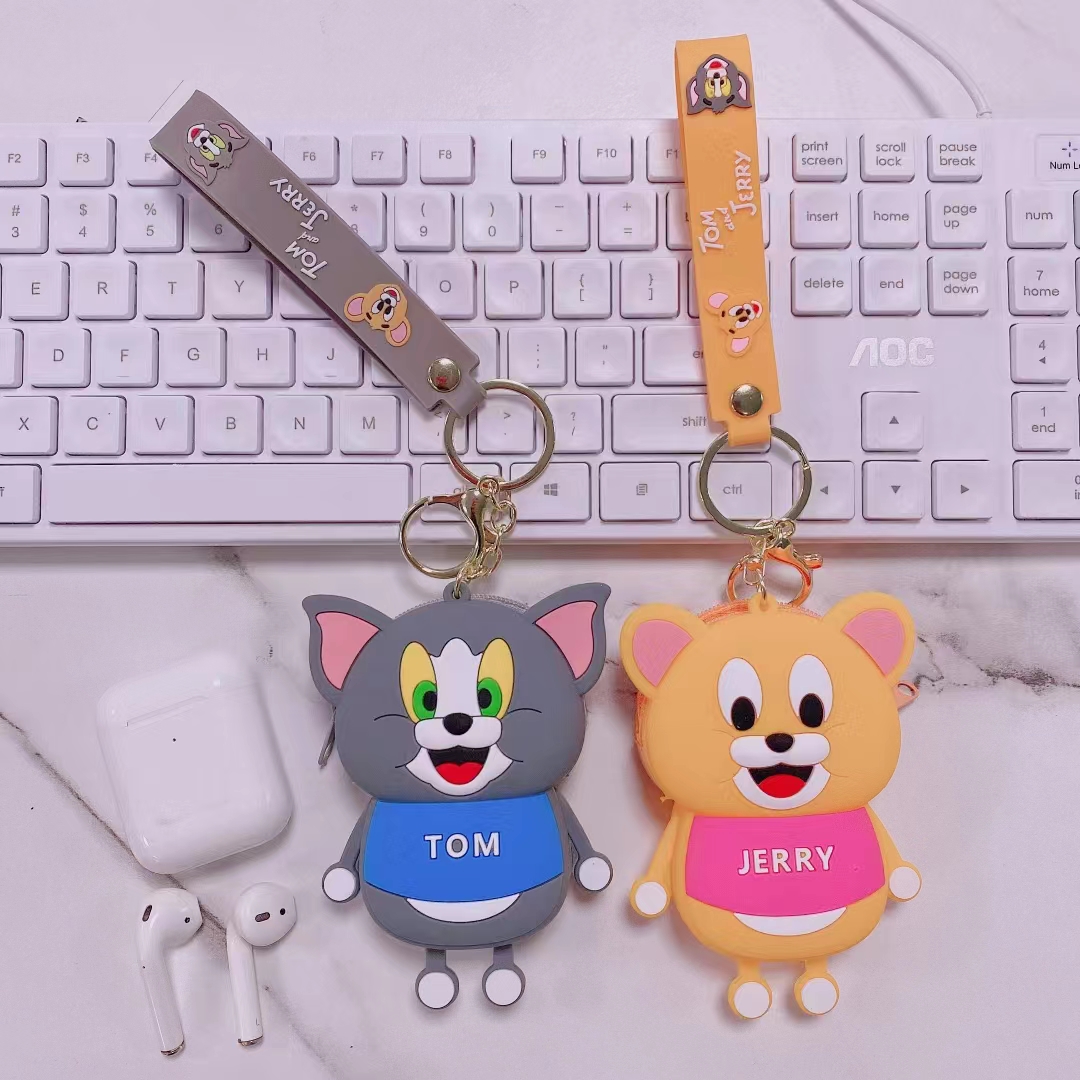 硅胶卡通零钱包 卡通挂绳零钱包详情4