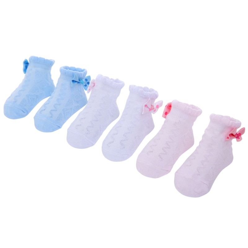 婴儿袜子夏季/婴儿儿童袜子/韩版浅口低帮白底实物图