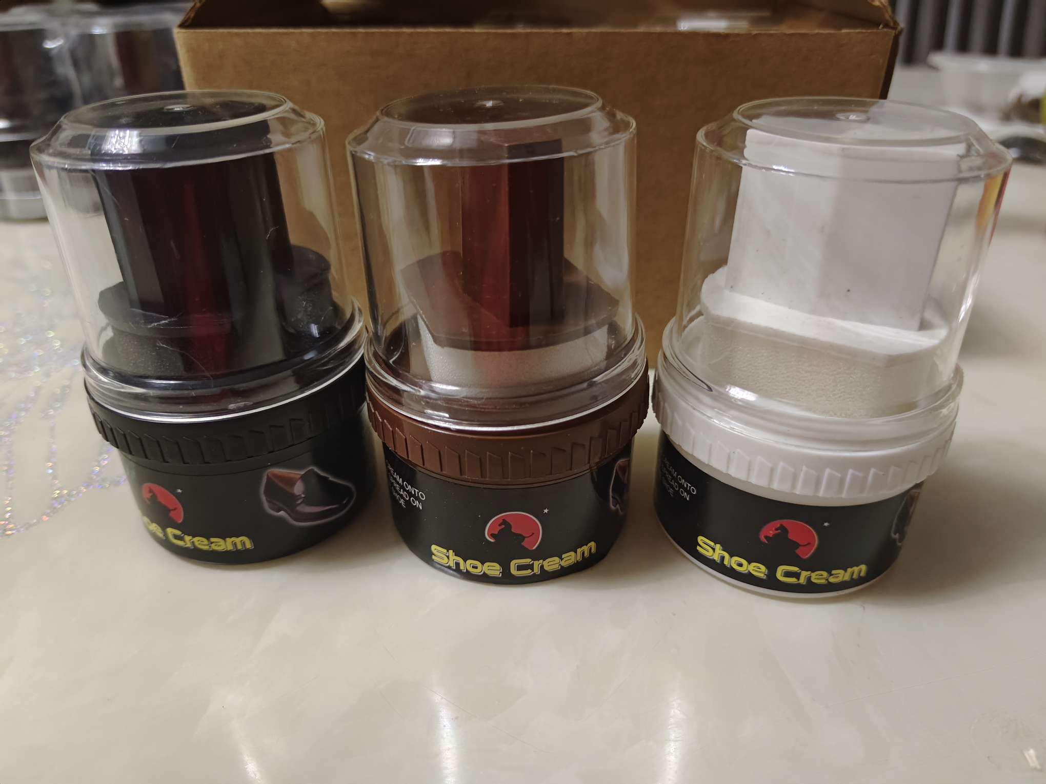 JSJ-170 Paste shoe cream and shoe polish, nourishing leather, brightening and rejuvenating detail image 8