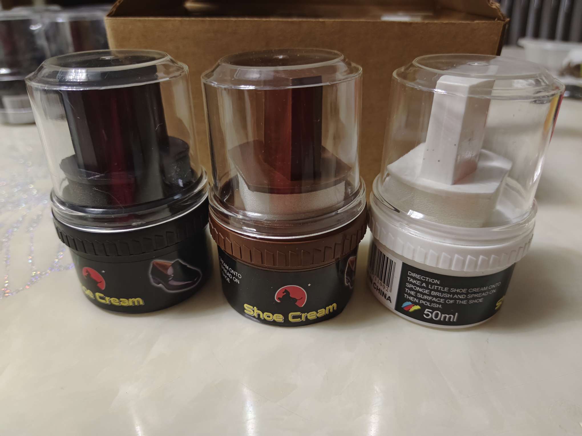 JSJ-170 Paste shoe cream and shoe polish, nourishing leather, brightening and rejuvenating