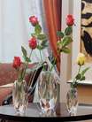 欧式水晶玻璃小花瓶 插花小花瓶 办公桌餐桌装饰小清新花瓶摆件