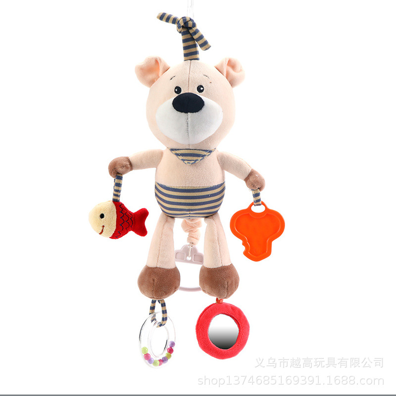 动物挂坠可爱猴子毛绒玩具挂件书包儿童毛绒玩具旅游背包挂坠详情6