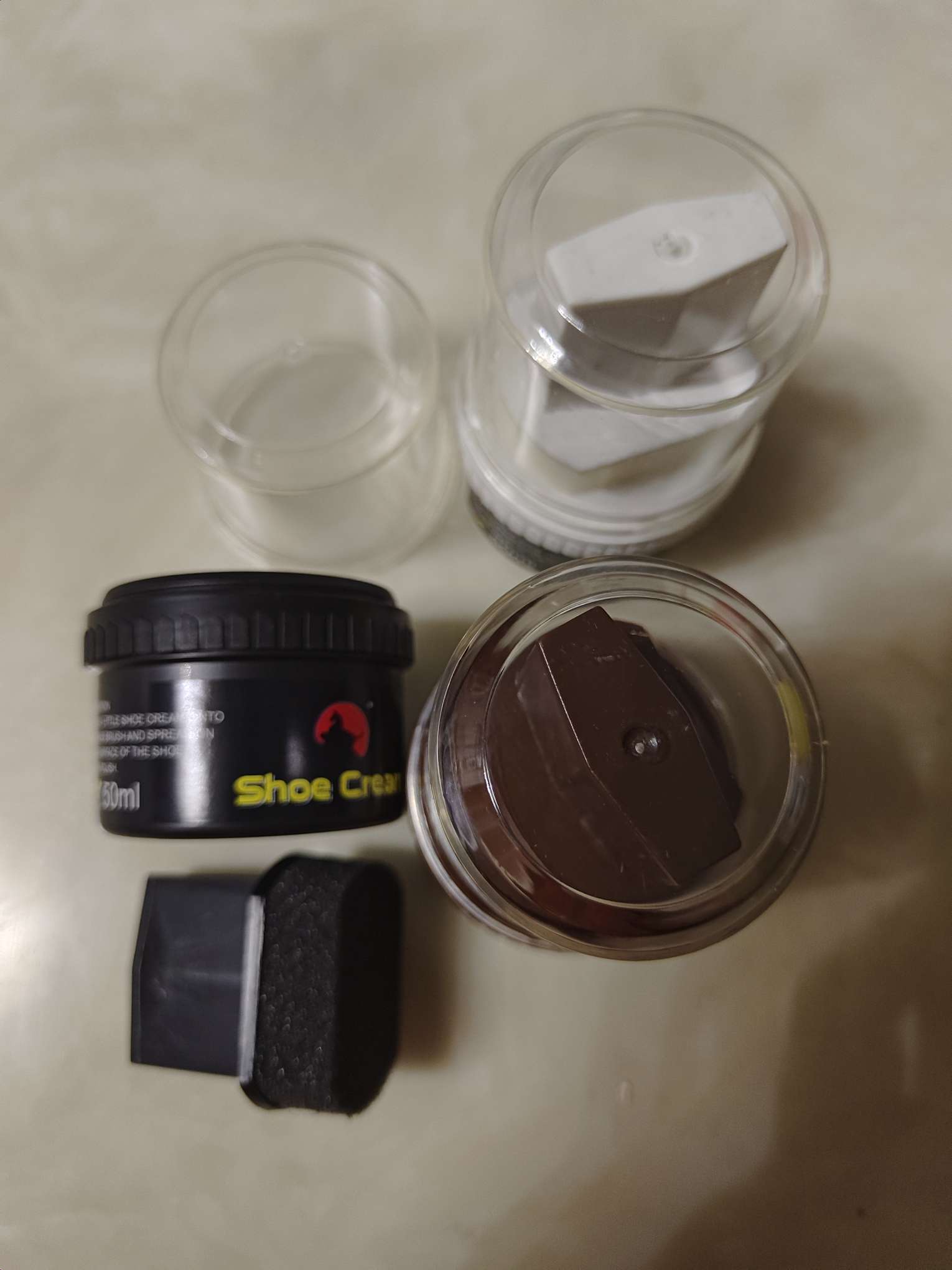 JSJ-170 Paste shoe cream and shoe polish, nourishing leather, brightening and rejuvenating detail image 4