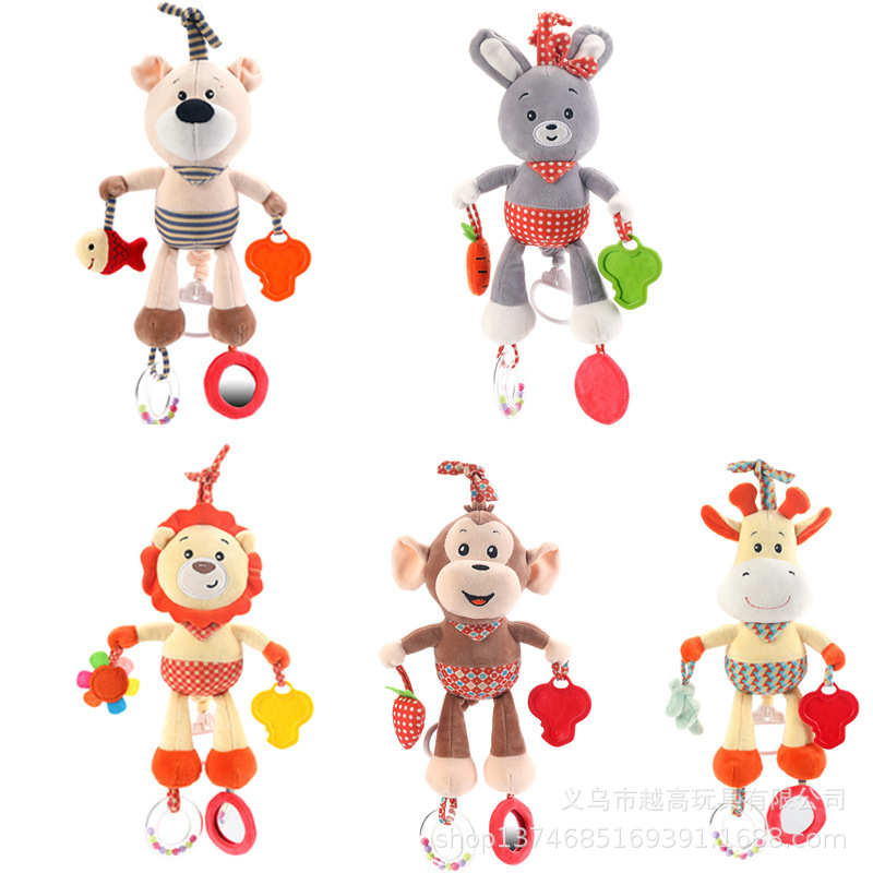 动物挂坠可爱猴子毛绒玩具挂件书包儿童毛绒玩具旅游背包挂坠