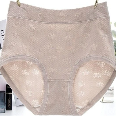 Explosive Underwear Women's Fashion Soft Antibacterial Breathable Belly Retraction Briefs 5212543