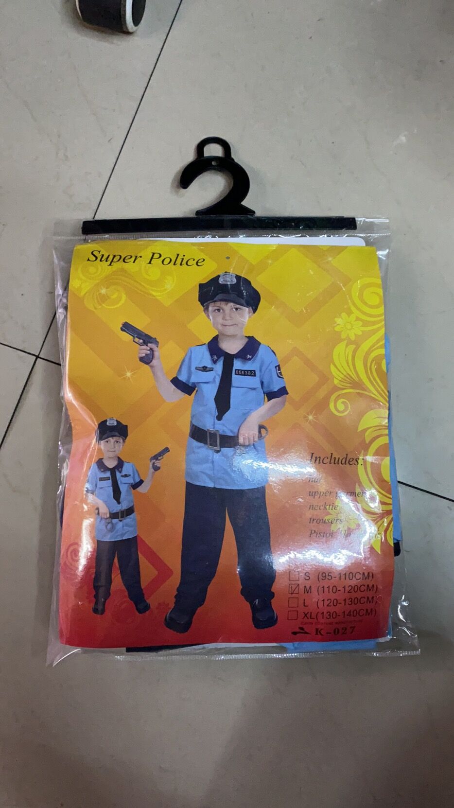 Children's performance costumes, children's clothing, cospl children's performance costumes, police uniforms