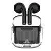 Compact and lightweight, instant connection upon startup, transparent version of true wireless Bluetooth headphones with fast charging interface Item Picture