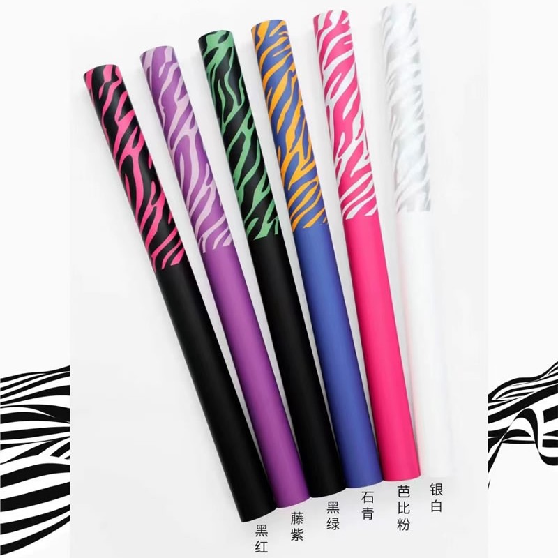 Oya paper zebra print Valentine's Day hot stamping paper flower packaging flower gift box gift flower shop package paper