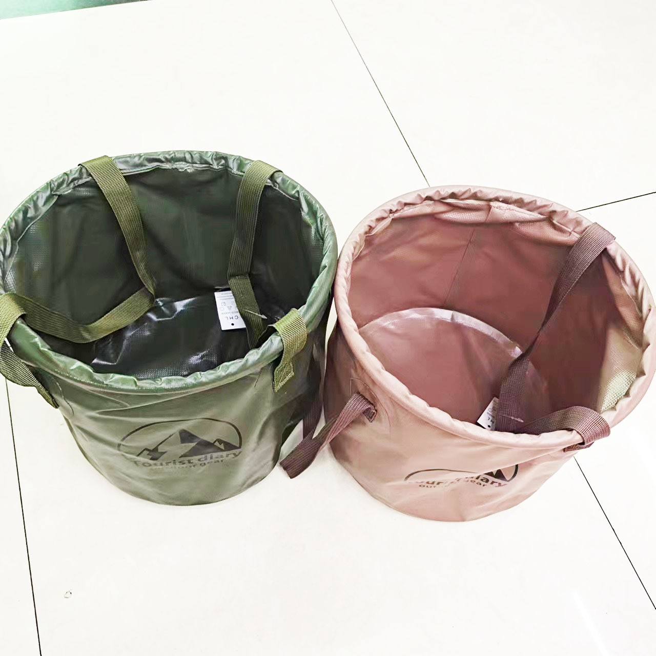 Outdoor eco-friendly, high-quality, multi-functional folding water bucket, portable storage, camping, picnic, fishing, water storage bucket, hand-held waterproof bucket, foot bath bucket details Picture