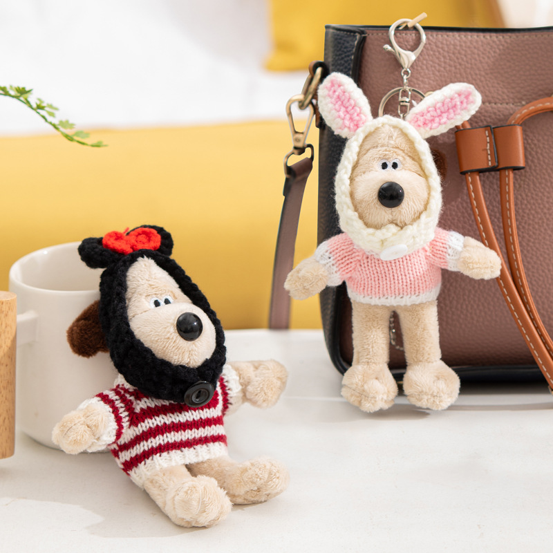 Animal pendants, cute keychains, plush toys, school bags, children's plush toys, travel backpack pendants