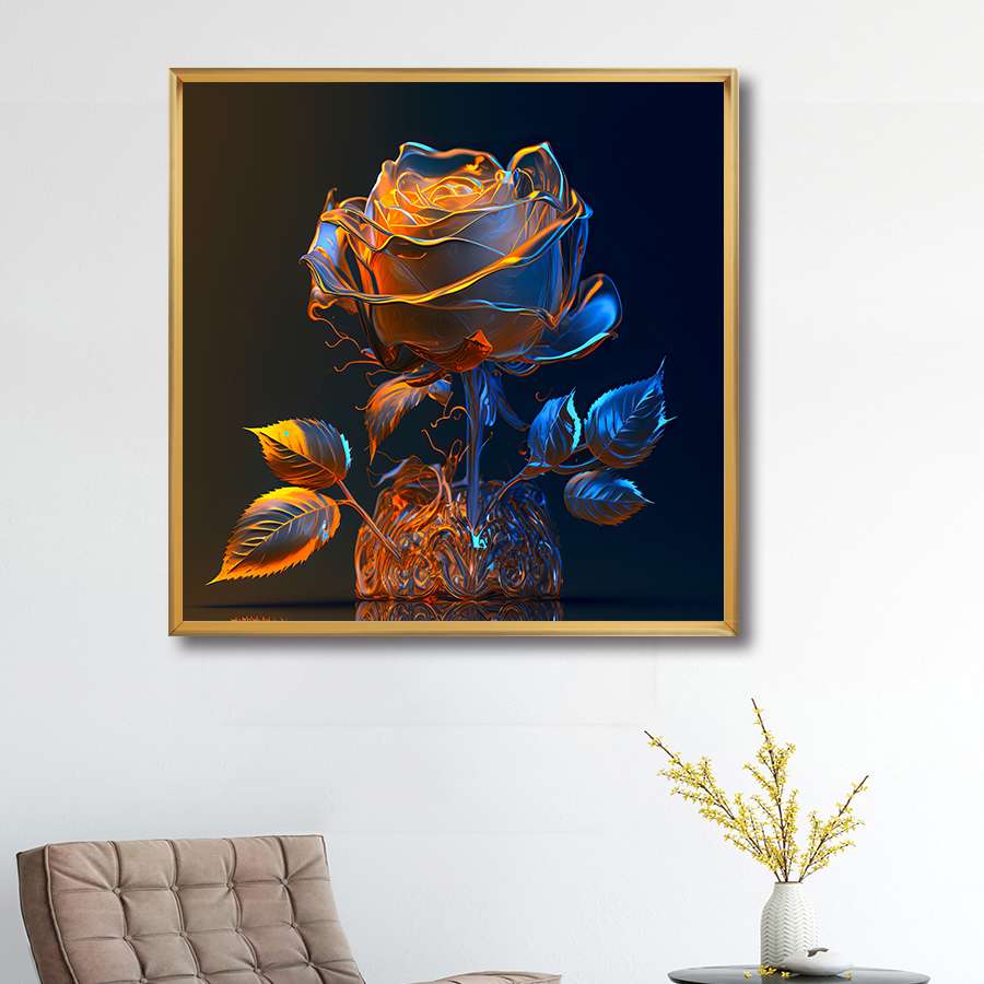 铝合金 金 晶瓷装饰画 80*80详情图4