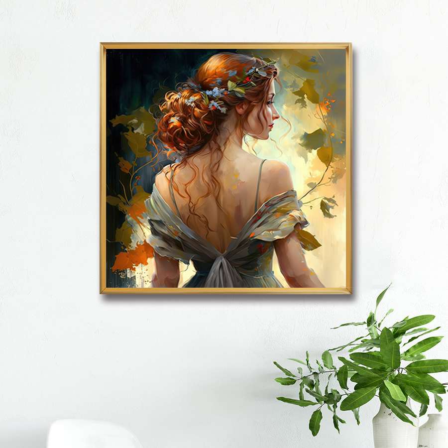 铝合金 金 晶瓷装饰画 80*80详情图5