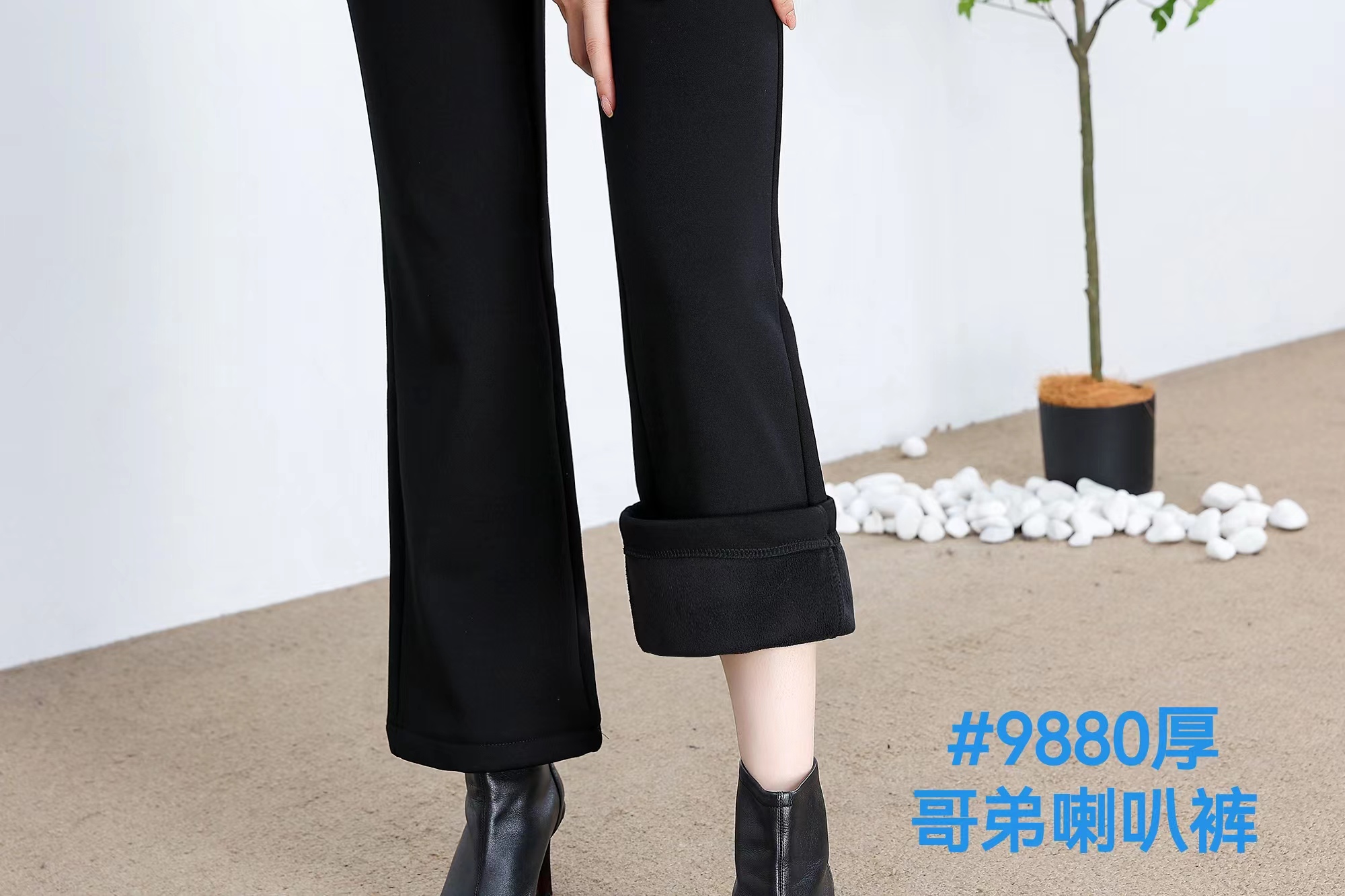 Ladies Plus Fleece Autumn And Winter Warm Thick Brother Bell Pants Female Winter Plus Fleece Thick Wear High Waist Lean Elastic Shape Extra Thick Warm Cotton Pants Long Johns Application Scenario